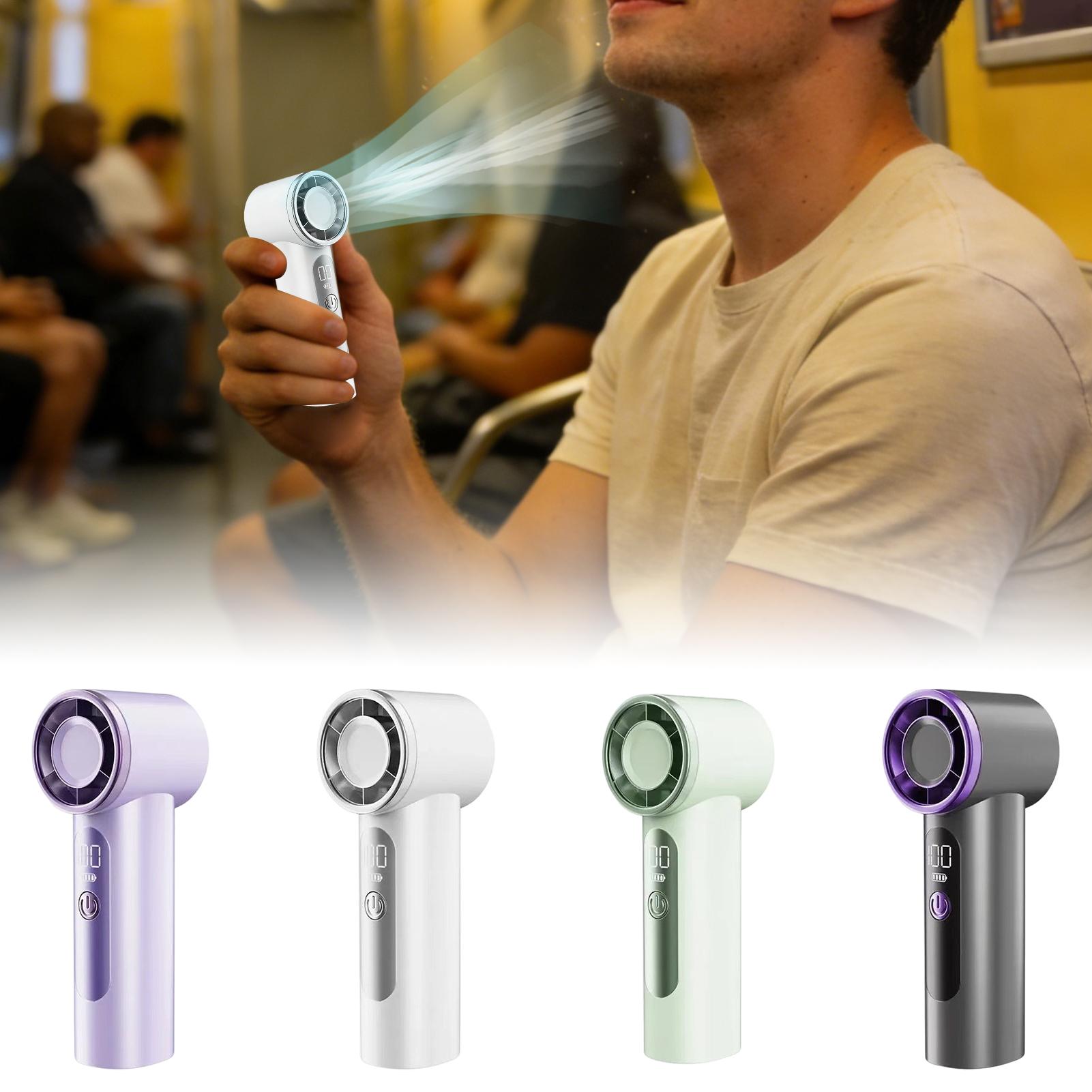 Outdoor Camping Misting Fan - Kipas Genggam Mini USB Isi Ulang,