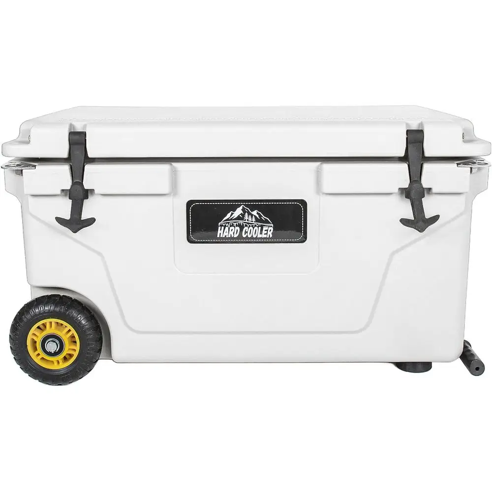 Outdoor Camping Jobs - Kotak Pendingin Portabel Putih 65-Quart yang