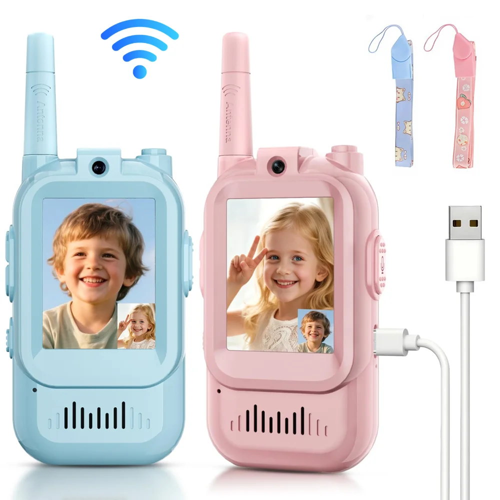 Outdoor Camping Toys - 2 Buah Walkie Talkie Video untuk