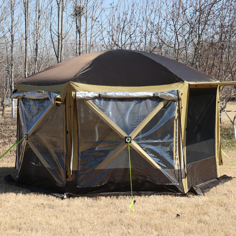 Outdoor Yurt Camping - Tur Mandiri RV, Kemah Tenda Heksagonal,