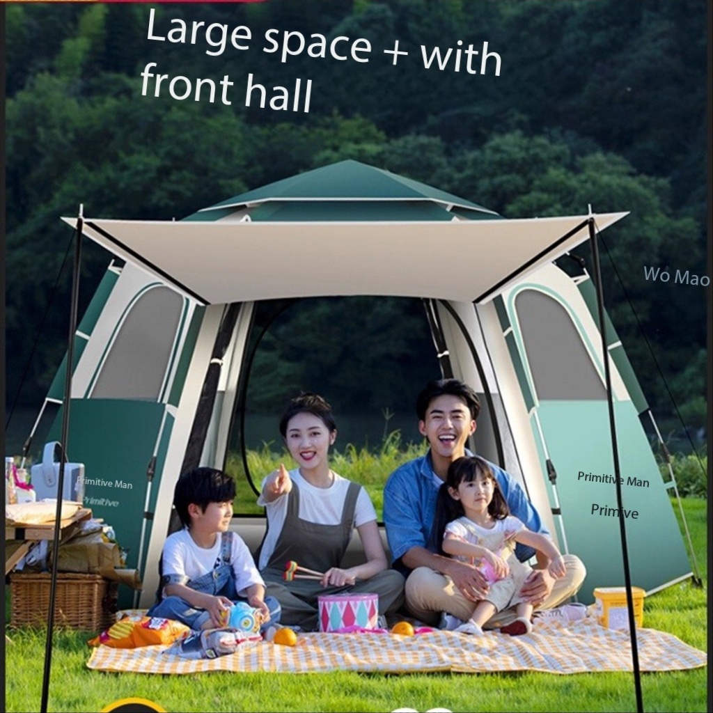 Outdoor Camping Automatic Quick Opening Tent - Perlengkapan Camping Murah 6-8 Orang Tenda