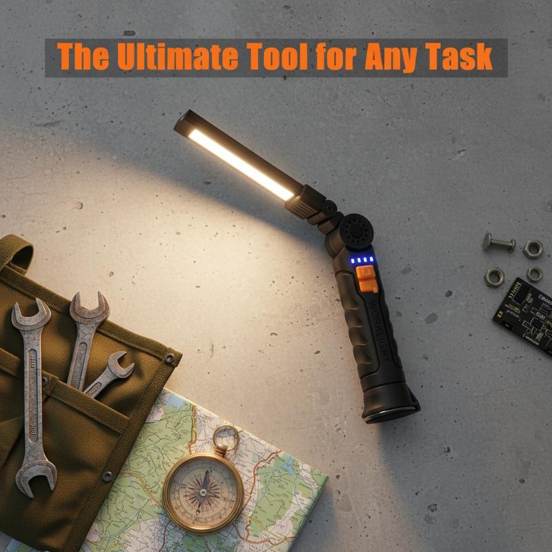 Outdoor Camping Jobs - Senter LED Isi Ulang Lampu Kerja