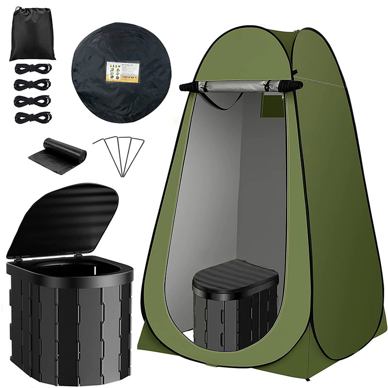 Outdoor Camping Automatic Quick Opening Tent - ‌ Tenda Toilet Pop-Up Portabel Tempat