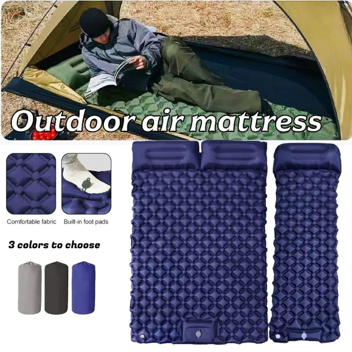 Outdoor Camping Mattress - Kasur Udara Tiup Tunggal & Ganda,
