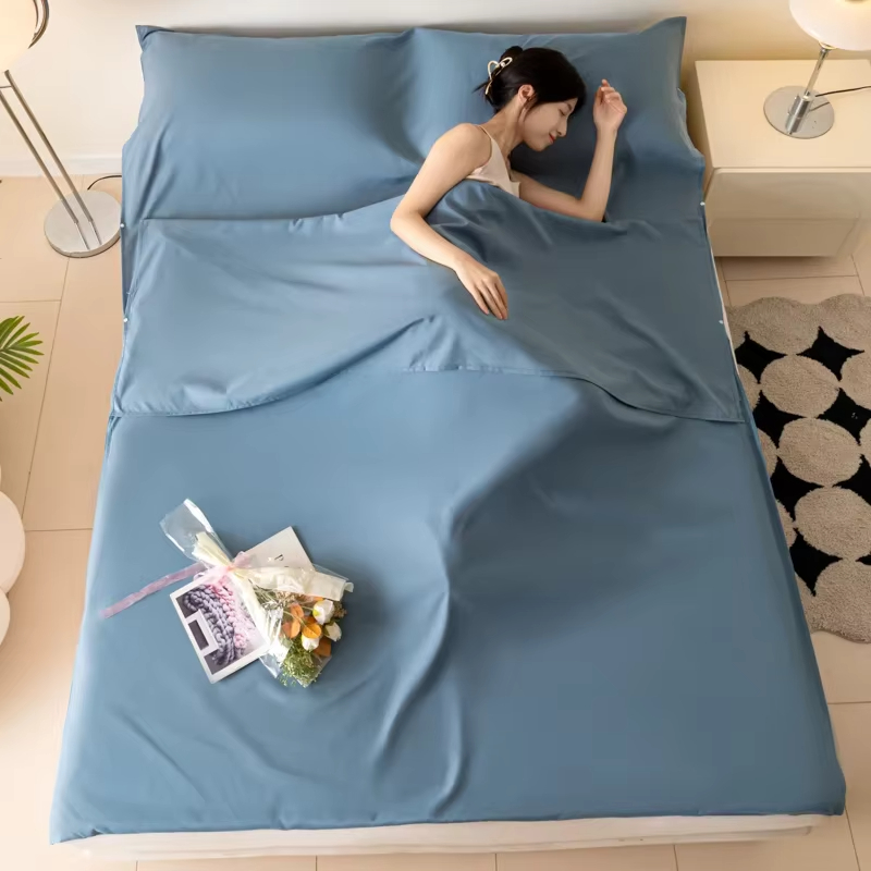 Outdoor Camping Sleeping Bag - Kantong Tidur Liner Ringan Bahan Katun
