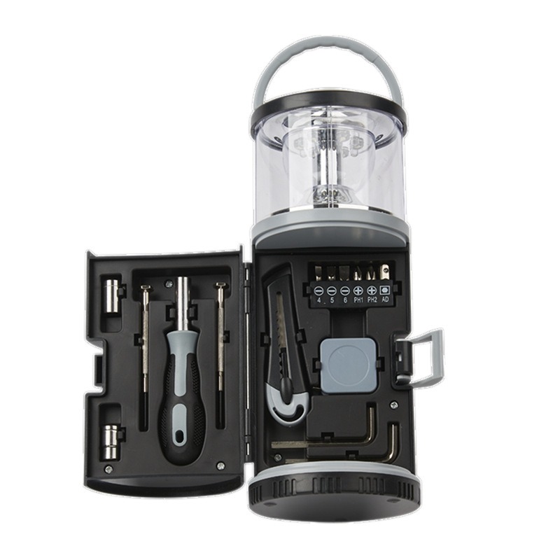 Outdoor Y Camping - Lampu Camping dengan Set Peralatan Tangan,