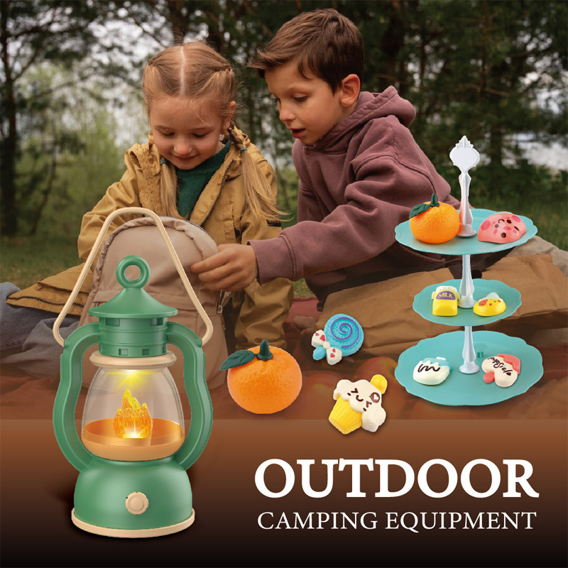 Outdoor Y Camping - Set Berkemah Anak-anak Api Unggun Berpura-pura