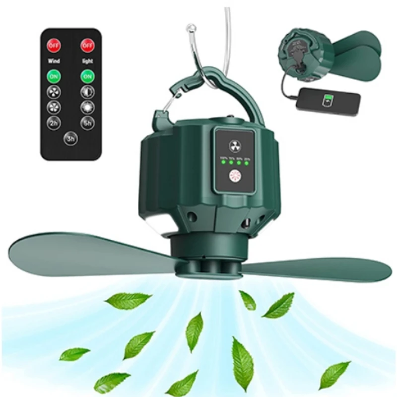 Outdoor Camping House - Kipas langit-langit tenda Led daya tinggi,
