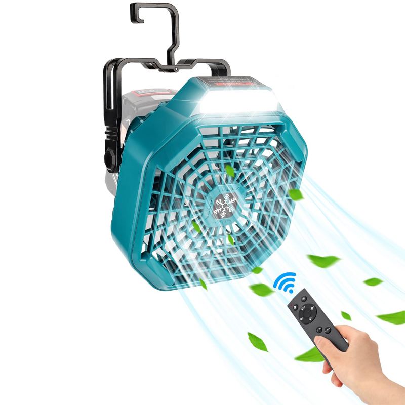 Outdoor Camping Misting Fan - Kipas Luar Ruangan Portabel untuk Baterai