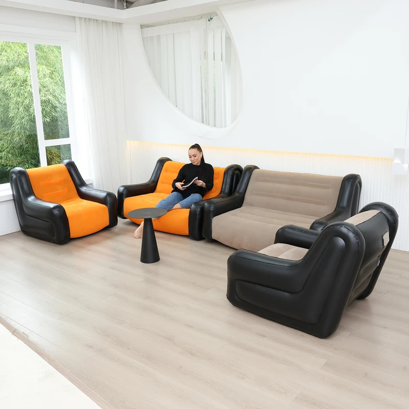 Kasur Angin Sofa Tiup Kursi Ti - Outdoor Camping Mattress ulasan dan harga