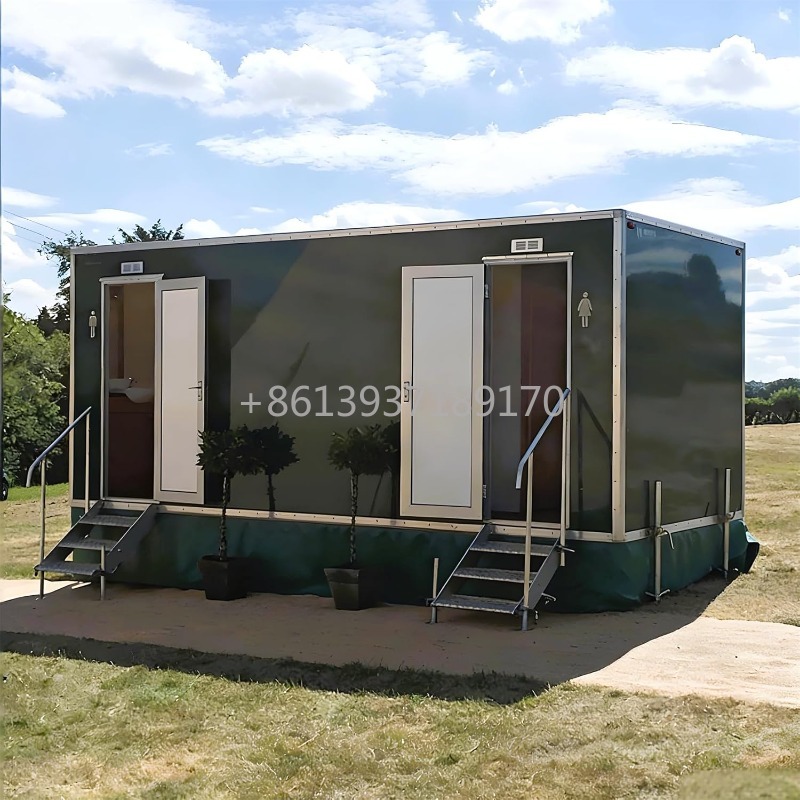 Trailer Toilet Mobile dengan B - Portable Camping Shower ulasan dan harga