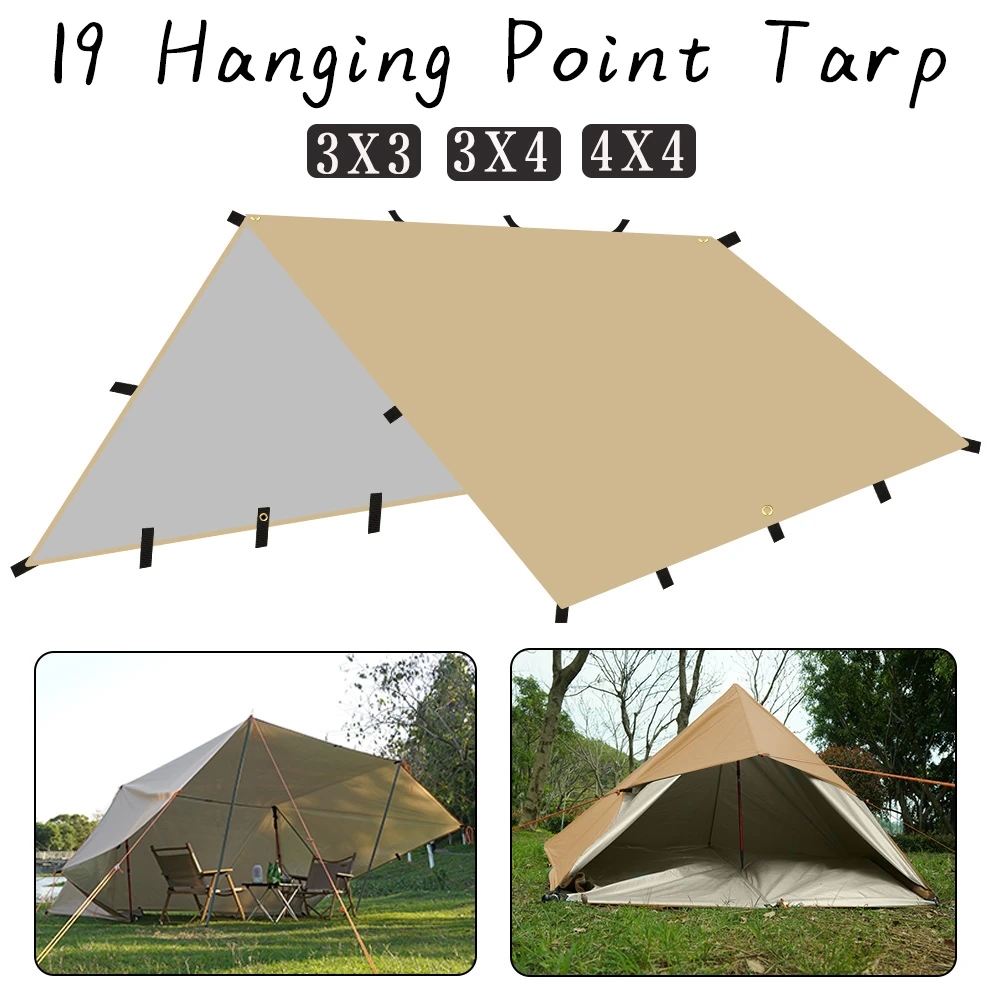 4x4m 4x3m 3x3m 19 titik gantun - Outdoor Camping Automatic Quick Opening Tent ulasan dan harga