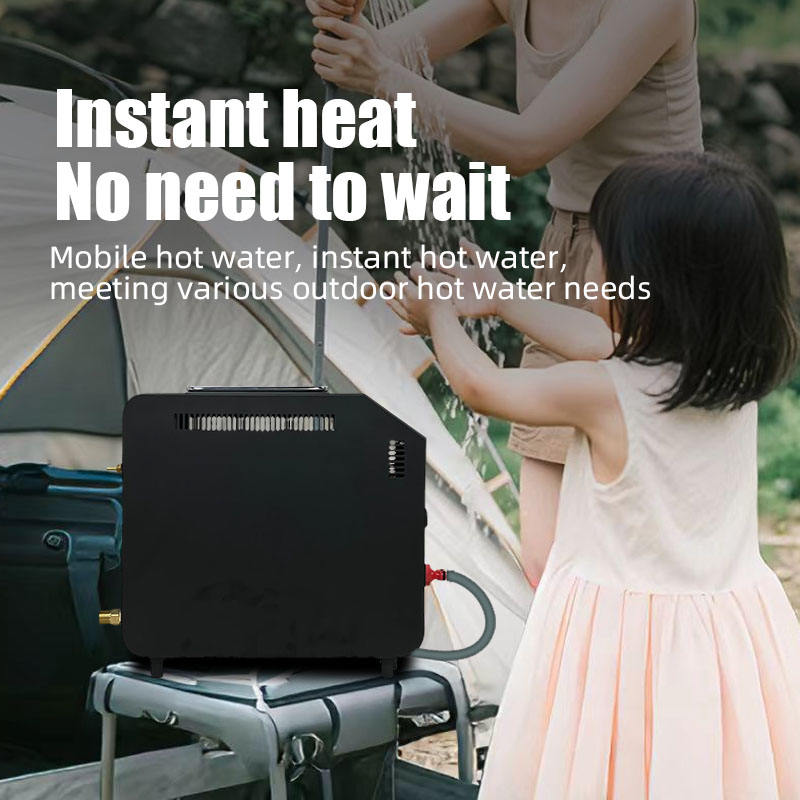 Pemanas Air Tanpa Tangki Propa - Portable Camping Shower ulasan dan harga