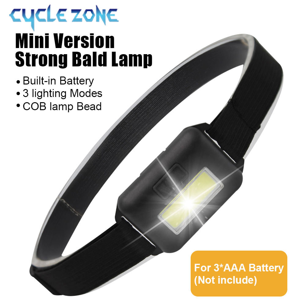 Lampu depan COB portabel Mini, - Outdoor Camping Zone ulasan dan harga