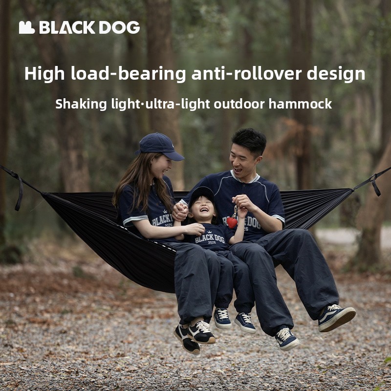 Hammock Parasut Warna Hitam So - Outdoor Camping Hammock ulasan dan harga