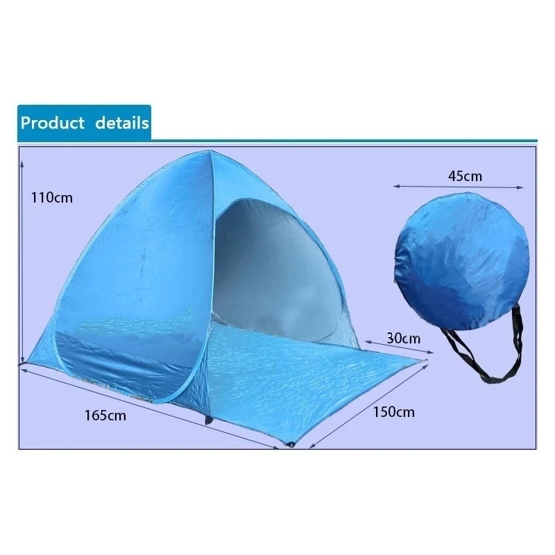 Tenda Pantai Buka Otomatis Cep - Outdoor Camping Automatic Quick Opening Tent ulasan dan harga