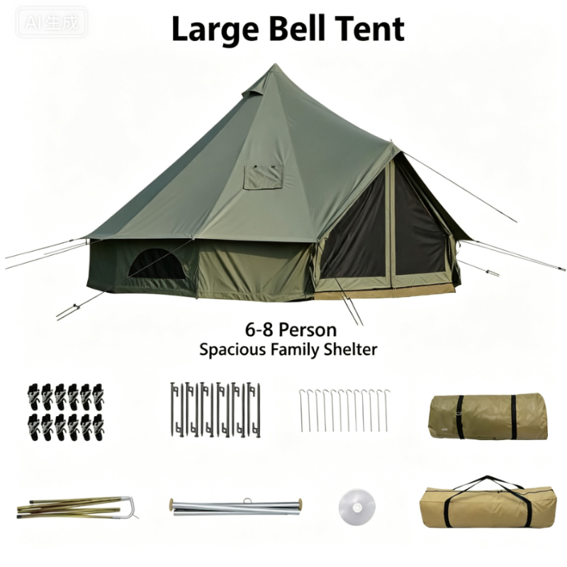 Tenda Piramida Kain Oxford Tah - Outdoor Yurt Camping ulasan dan harga