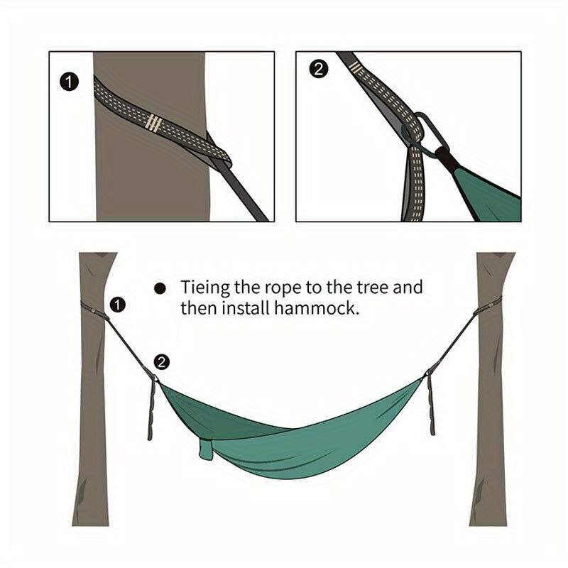 2/4 buah gesper pendakian tuga - Outdoor Camping Hammock ulasan dan harga