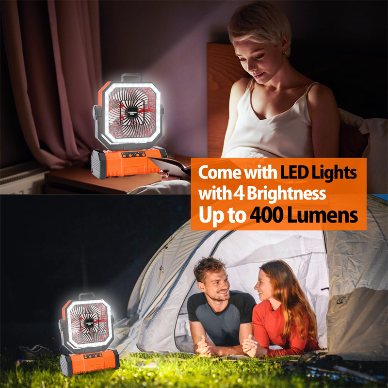 Kipas Langit-langit Berkemah 2 - Outdoor Camping Misting Fan ulasan dan harga