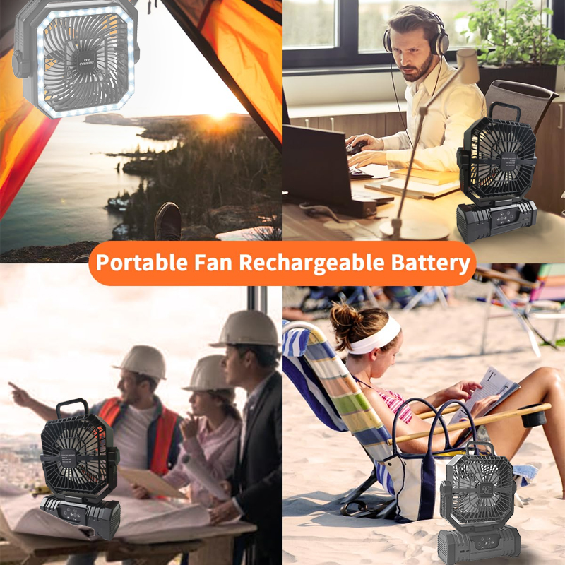 Kipas Langit-langit Berkemah 2 - Outdoor Camping Misting Fan ulasan dan harga