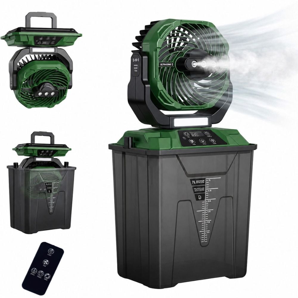 Kipas Semprot Air Besar untuk  - Outdoor Camping Misting Fan ulasan dan harga