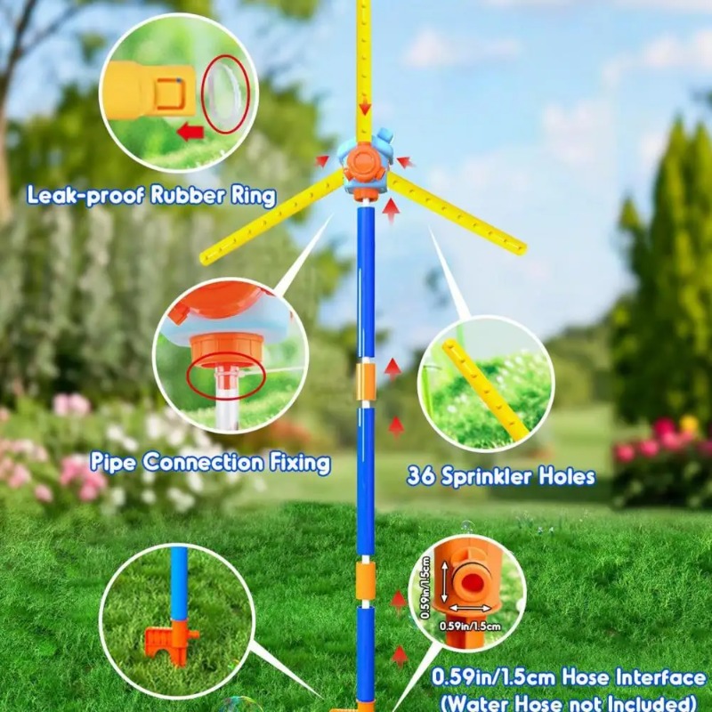 Mainan Roda Air Sprinkler Luar - Outdoor Camping Toys ulasan dan harga