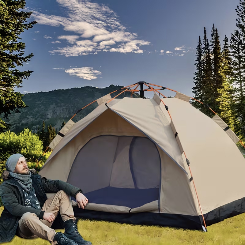 Tenda otomatis buka cepat untu - Outdoor Camping Automatic Quick Opening Tent ulasan dan harga