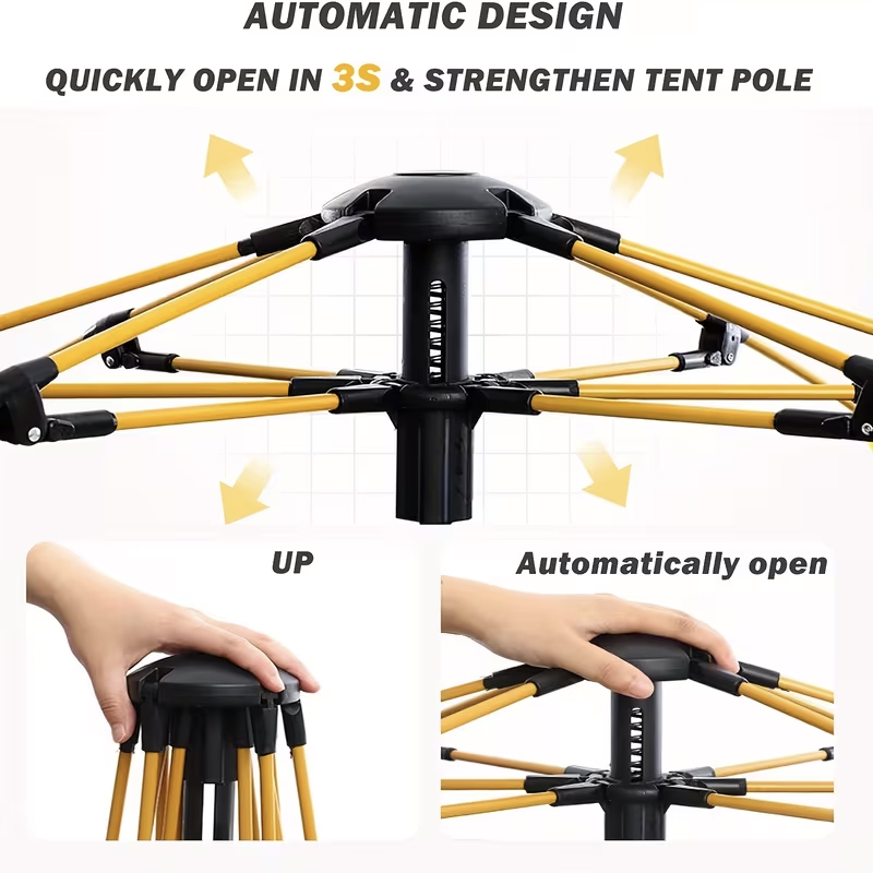 Tenda otomatis buka cepat untu - Outdoor Camping Automatic Quick Opening Tent ulasan dan harga