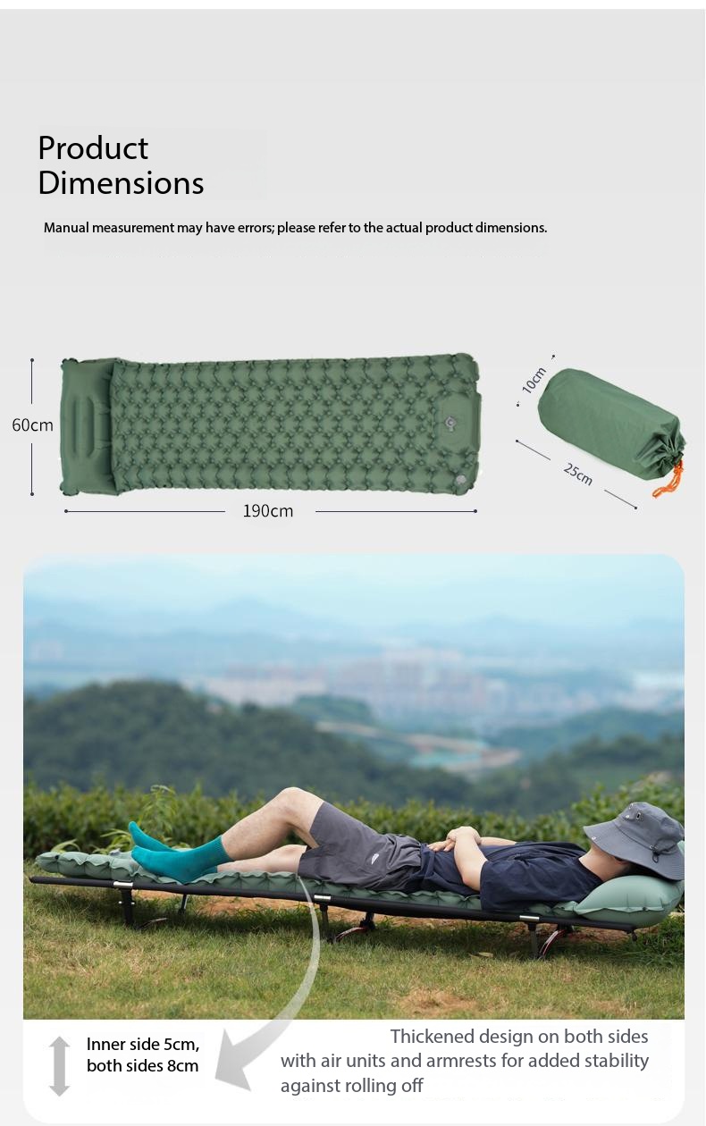 Kasur Udara Camping Tiup Tahan - Outdoor Camping Mattress ulasan dan harga