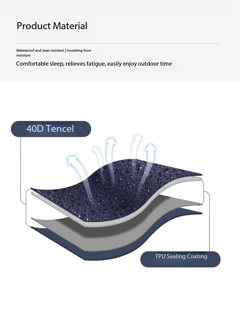 Kasur Udara Camping Tiup Tahan - Outdoor Camping Mattress ulasan dan harga