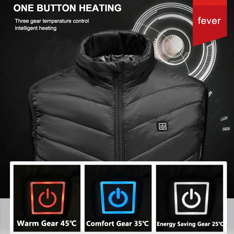 Rompi pemanas listrik 9 zona u - Outdoor Camping Zone ulasan dan harga