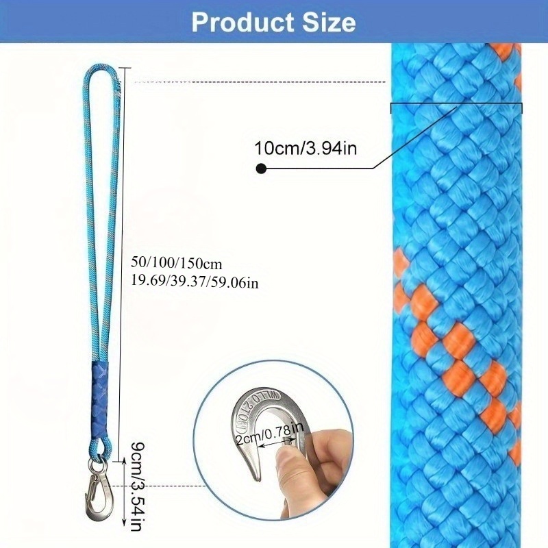 1/2 Buah Tali Nilon dengan Pen - Outdoor Camping Hammock ulasan dan harga