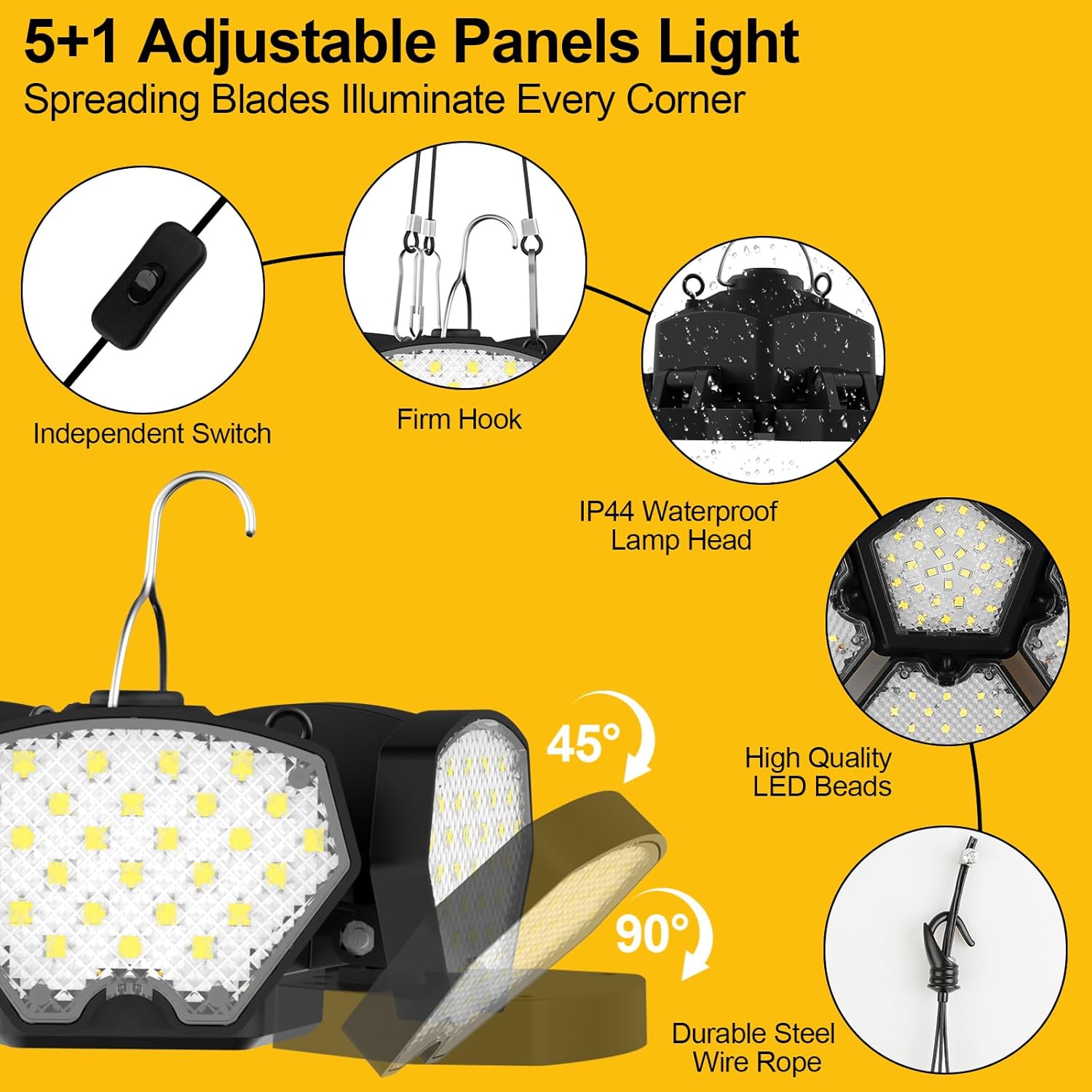 Lampu Gudang Bertenaga Baterai - Outdoor Camping Jobs ulasan dan harga