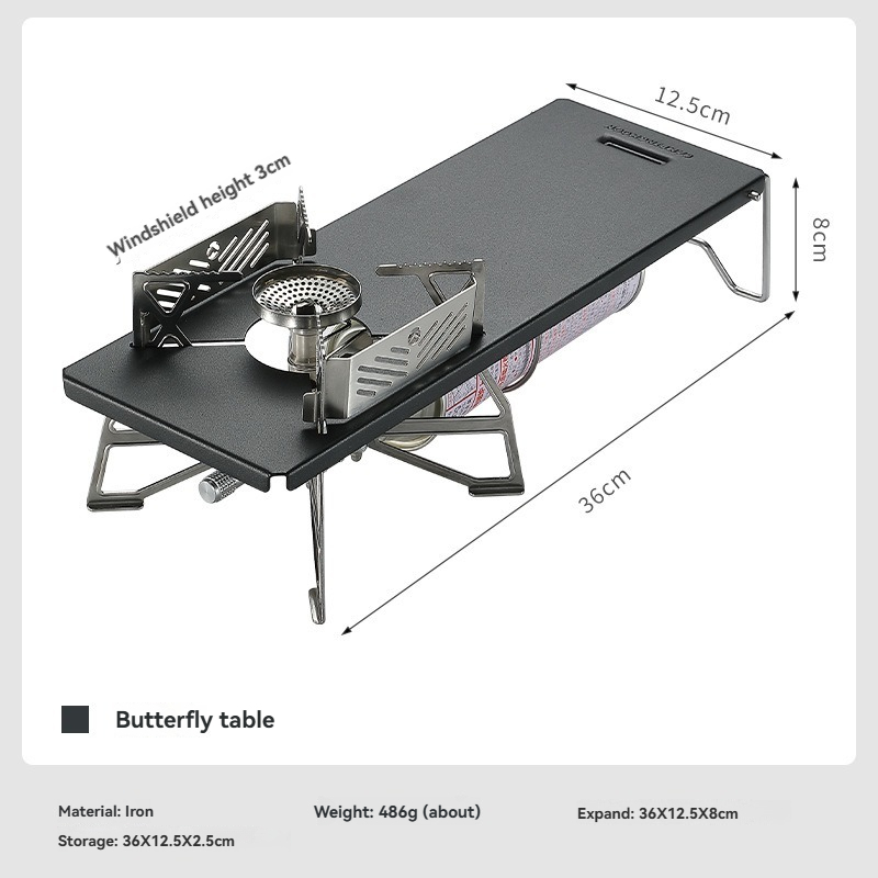 CAMPINGMOON GT-3 Hitam Set Mej - Outdoor Camping Gas Stove ulasan dan harga