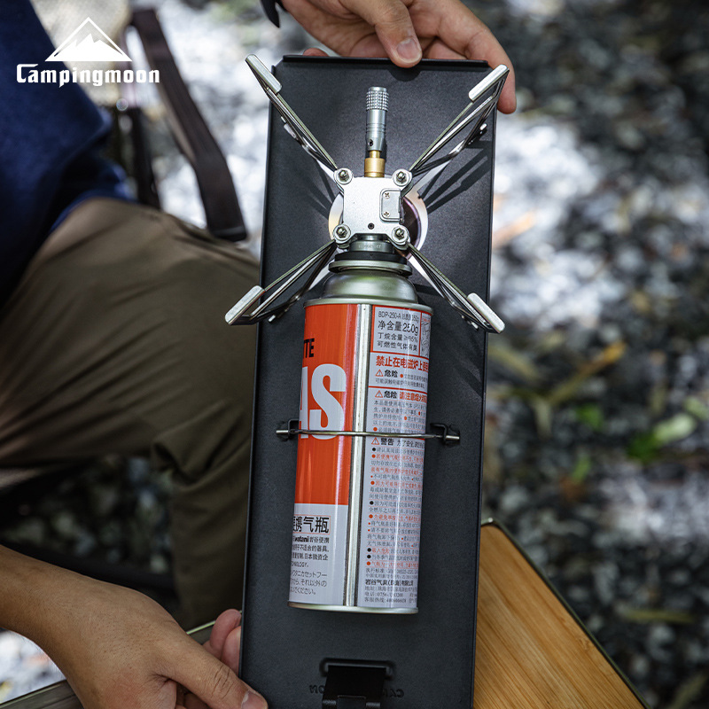 CAMPINGMOON GT-3 Hitam Set Mej - Outdoor Camping Gas Stove ulasan dan harga