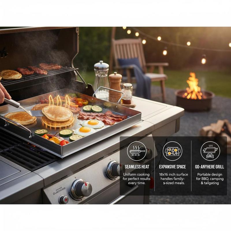 Wajan Panggang Datar Universal - Outdoor Y Camping ulasan dan harga