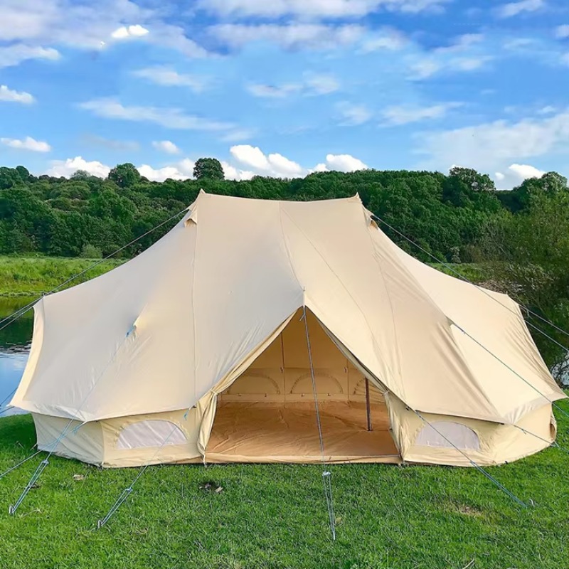 Tenda Dinding Kanvas Katun 4 M - Outdoor Yurt Camping ulasan dan harga