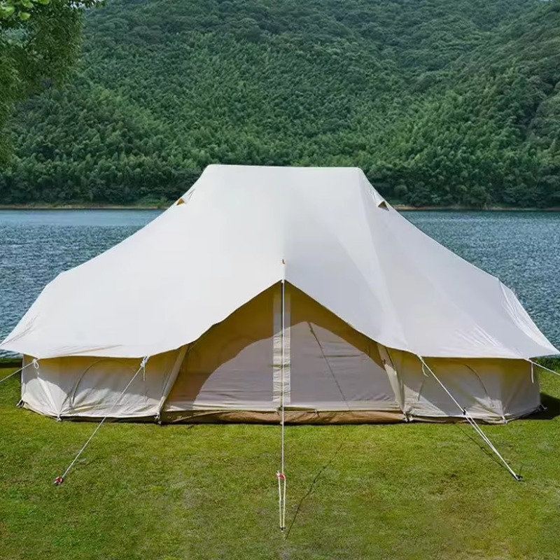 Tenda Dinding Kanvas Katun 4 M - Outdoor Yurt Camping ulasan dan harga