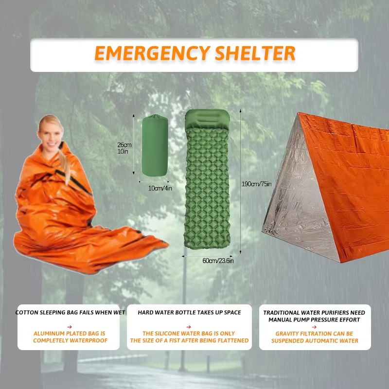 Perlengkapan Survival Profesio - Outdoor Camping Sleeping Bag ulasan dan harga