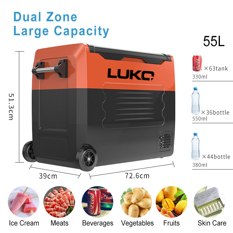 Kulkas Freezer Mobil 50L Dual  - Outdoor Camping Zone ulasan dan harga