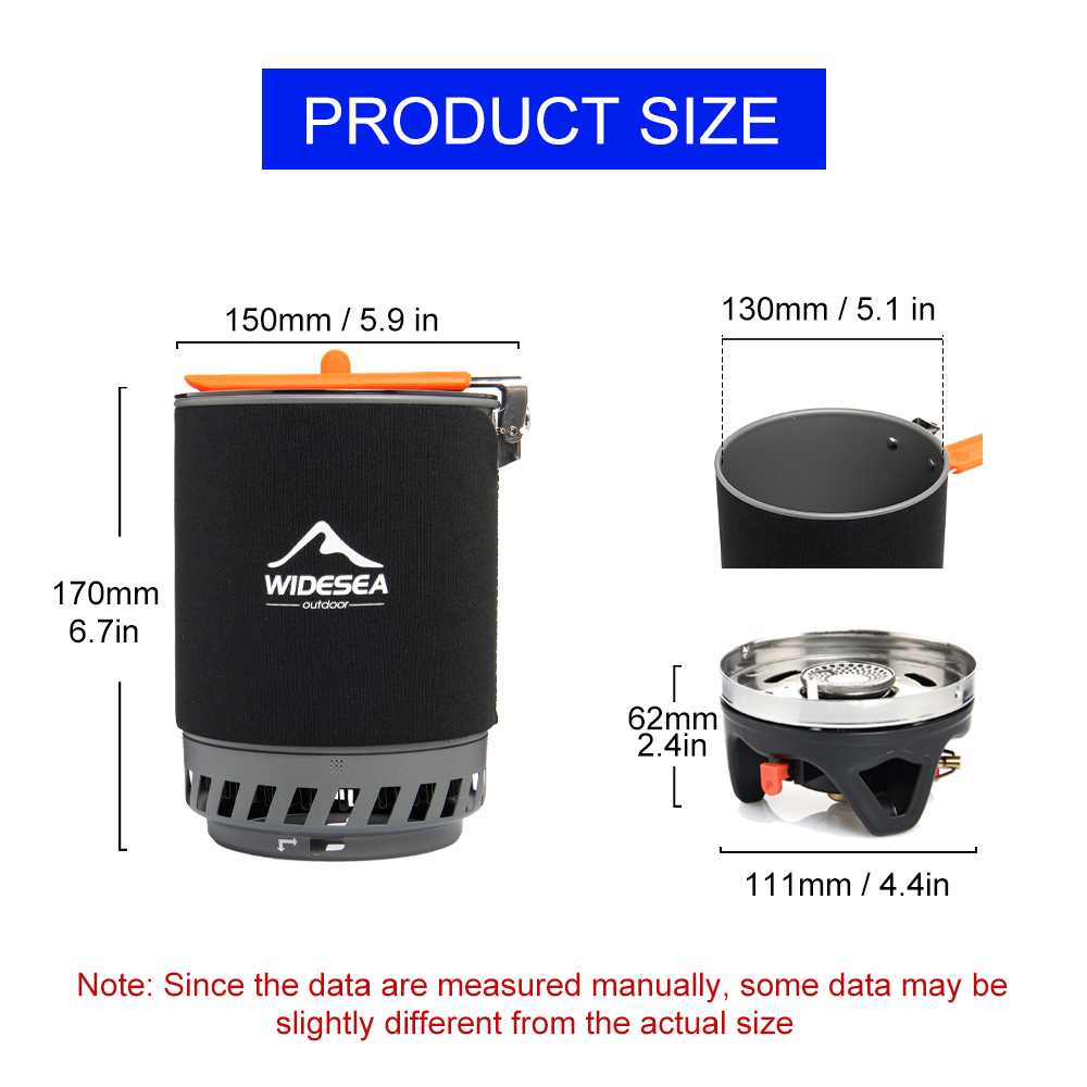 Sistem Memasak Camping Widesea - Outdoor Camping Gas Stove ulasan dan harga