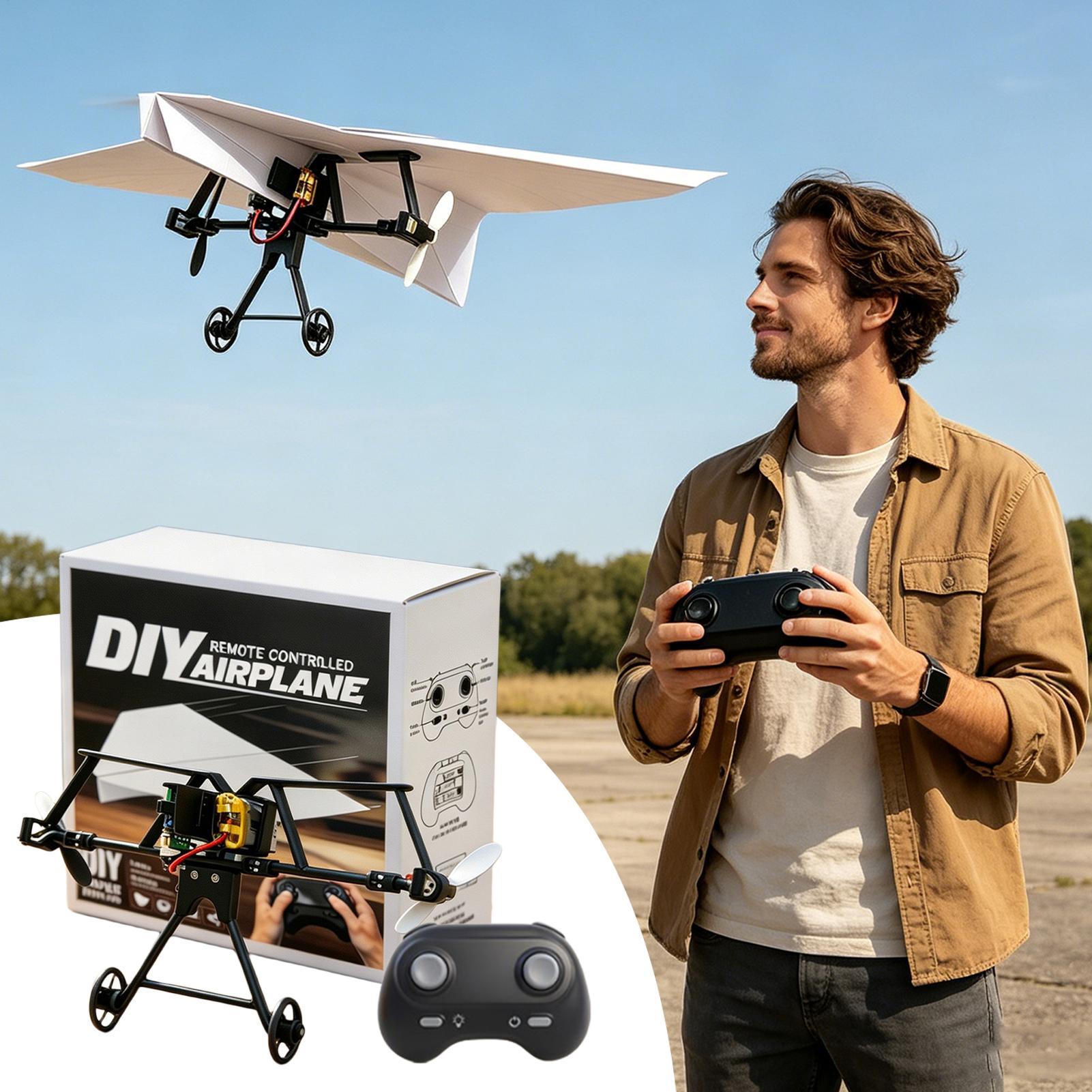 Pesawat Kertas Remote Control  - Outdoor Camping Toys ulasan dan harga
