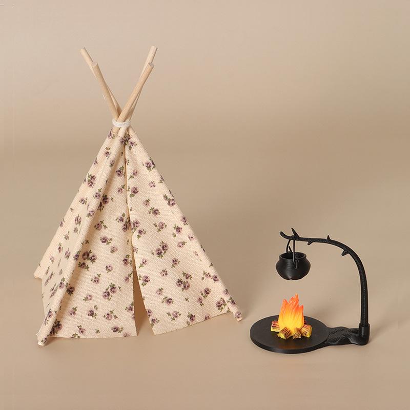 Model Tenda Camping Skala 1:12 - Outdoor Camping Toys ulasan dan harga