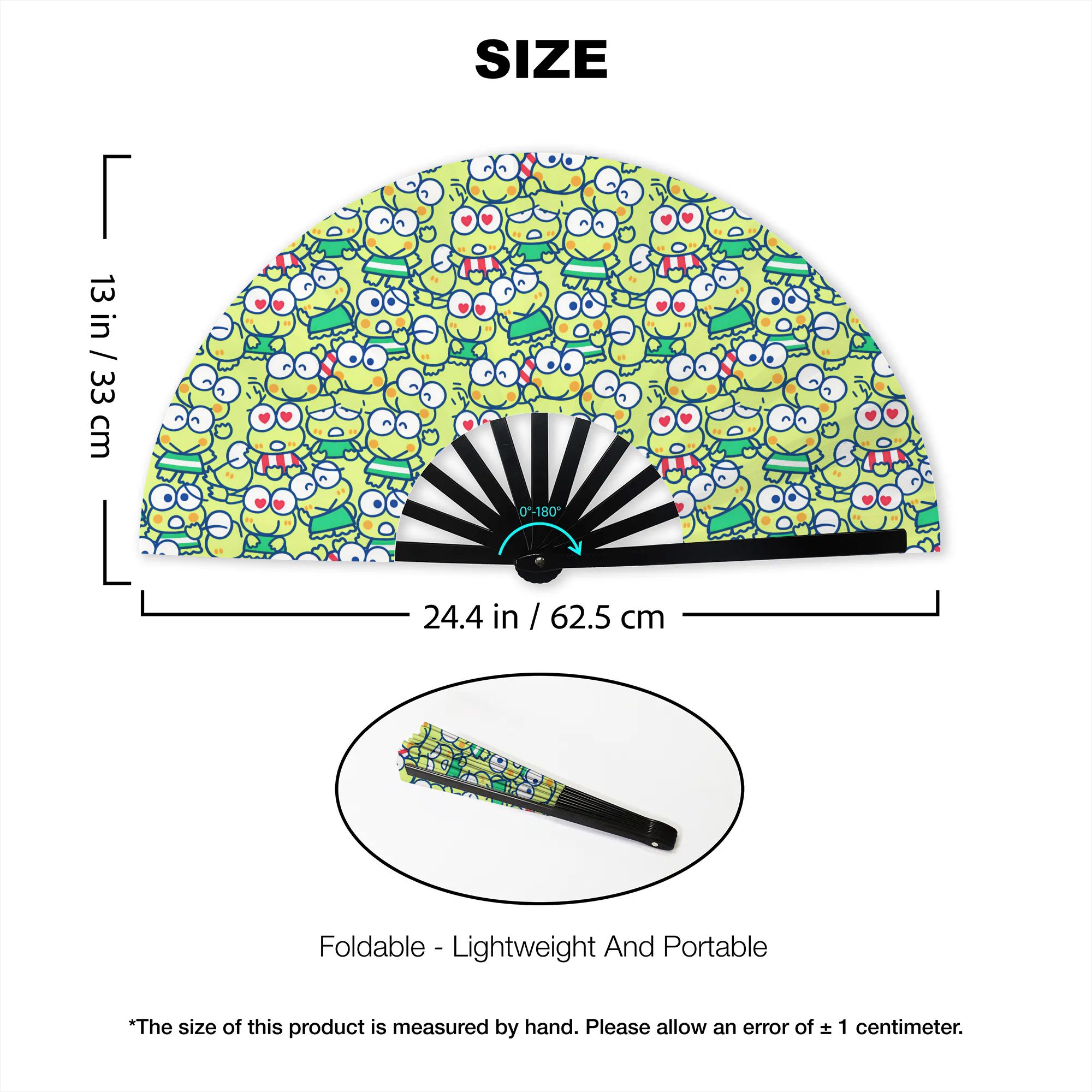 Kipas Lipat Portabel Anime Ker - Outdoor Camping Ventilator ulasan dan harga