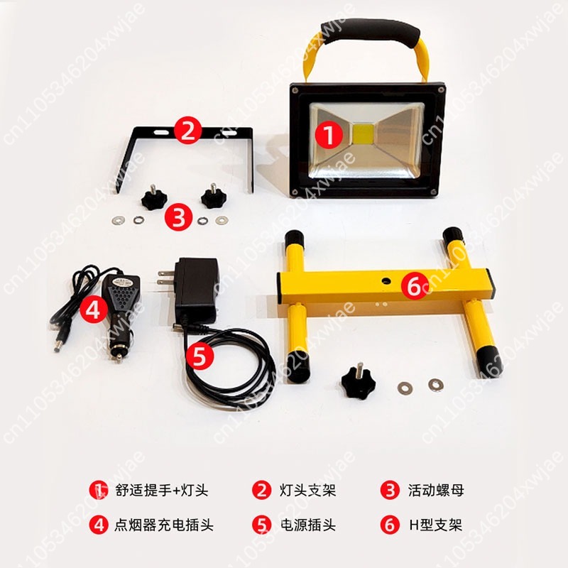 Lampu Sorot LED Portabel Tahan - Outdoor Camping Jobs ulasan dan harga