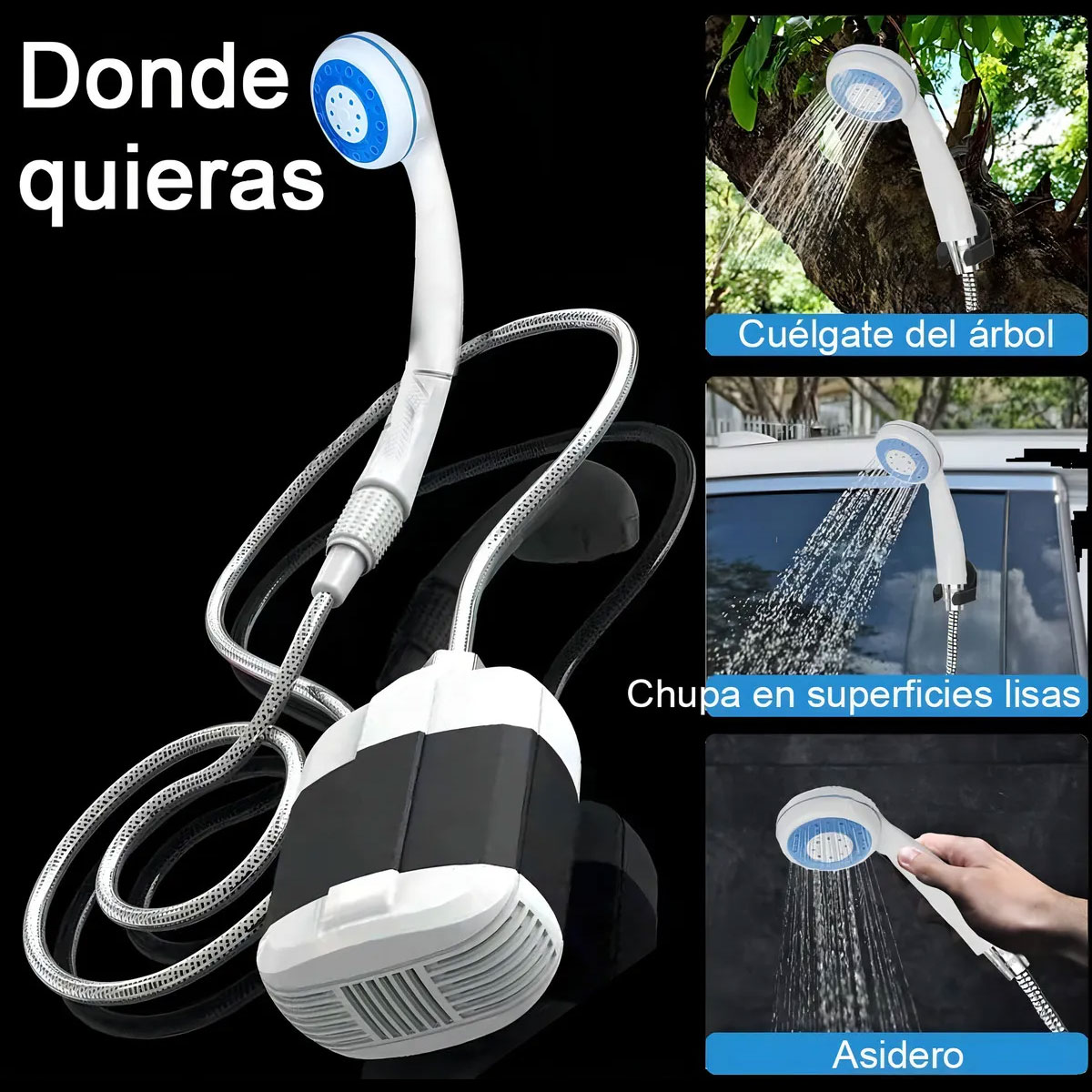 Pompa Mandi Portabel untuk Ber - Portable Camping Shower ulasan dan harga