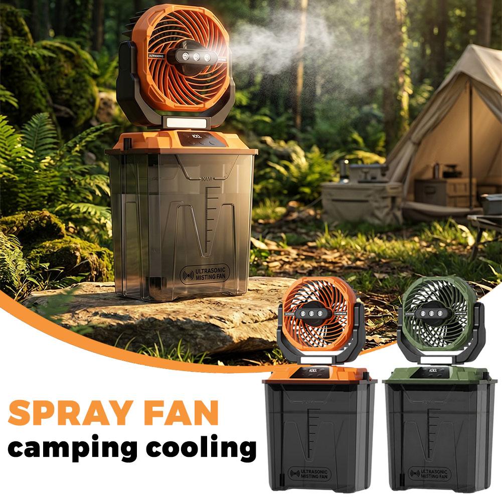 Kipas Angin Outdoor Baru denga - Outdoor Camping Misting Fan ulasan dan harga