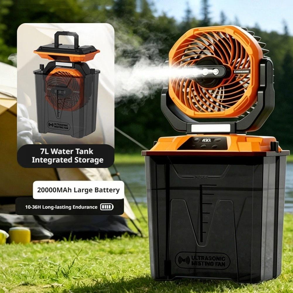 Kipas Angin Outdoor Baru denga - Outdoor Camping Misting Fan ulasan dan harga