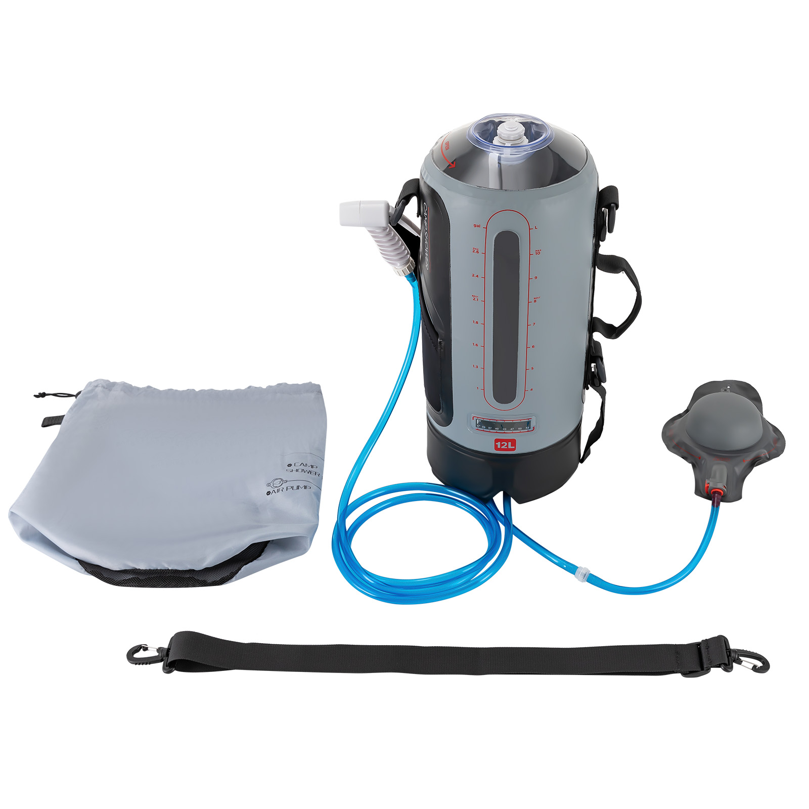 Shower Camping 12L, Shower Ten - Portable Camping Shower ulasan dan harga