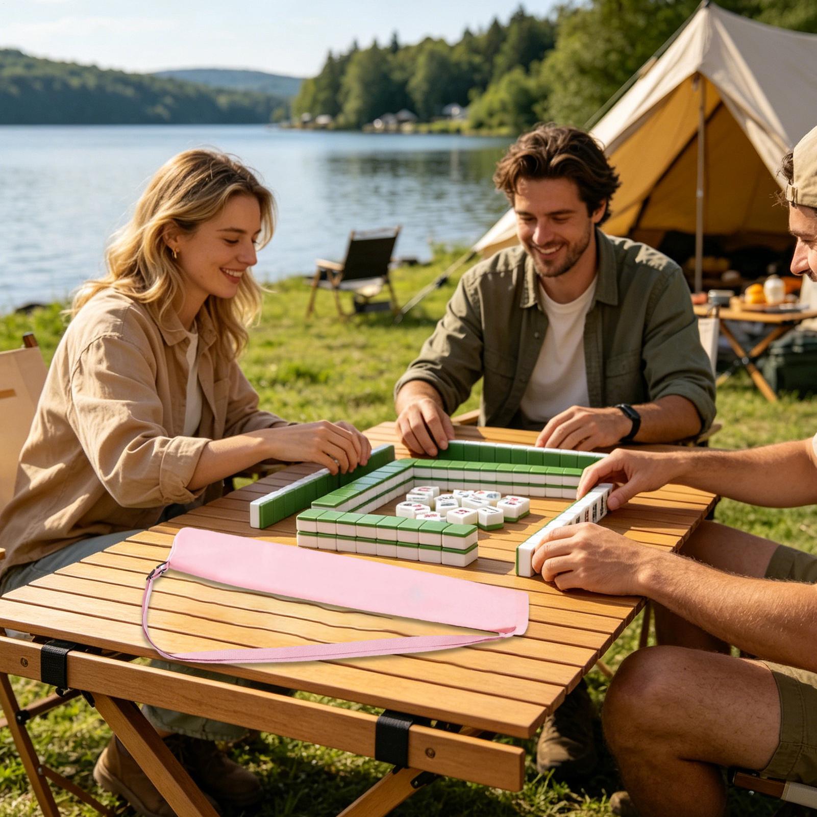 Tabung Matras Mahjong Portabel - Travel Outdoor Camping Youtube ulasan dan harga